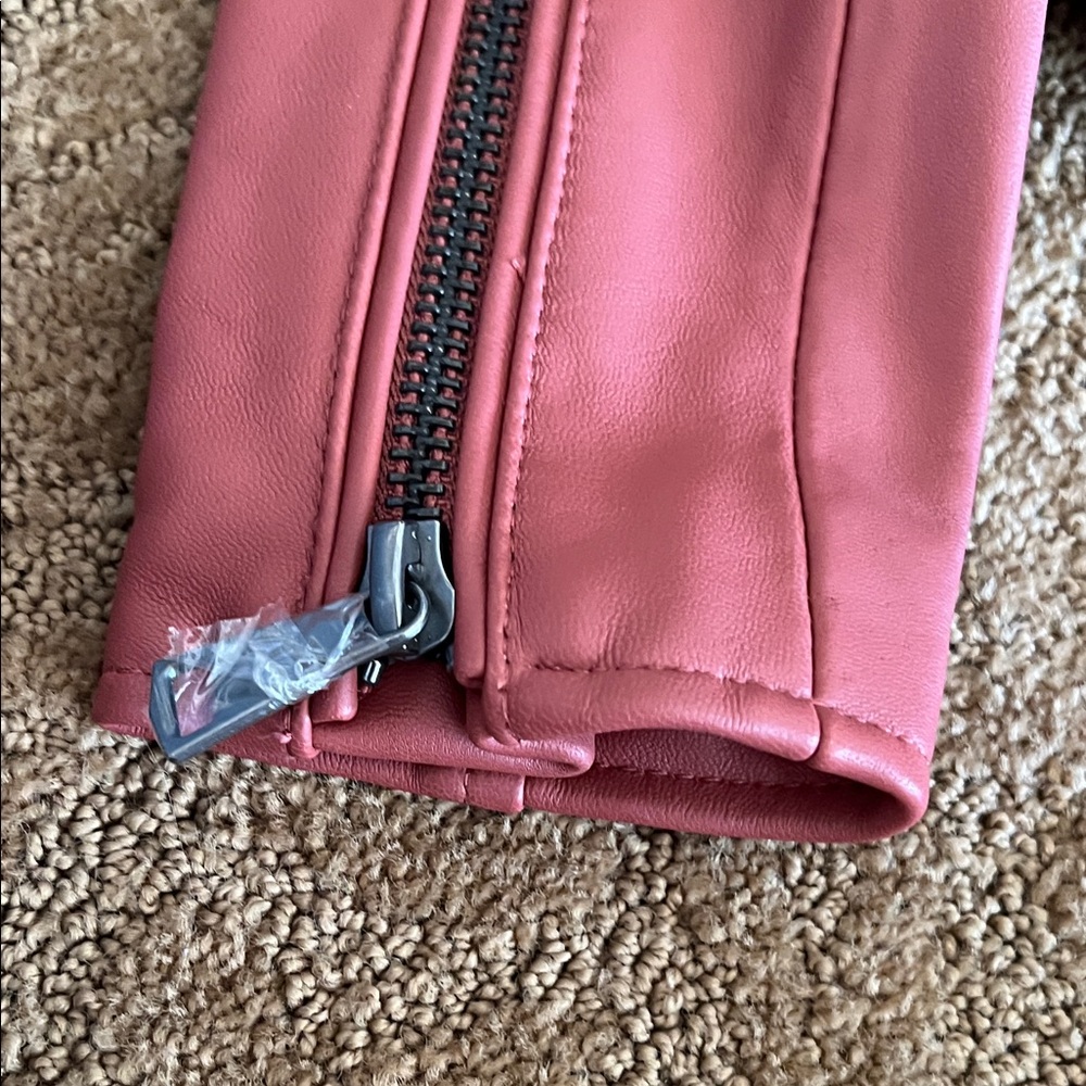 Bagatelle Rust Leather Jacket - Picture 4 of 8